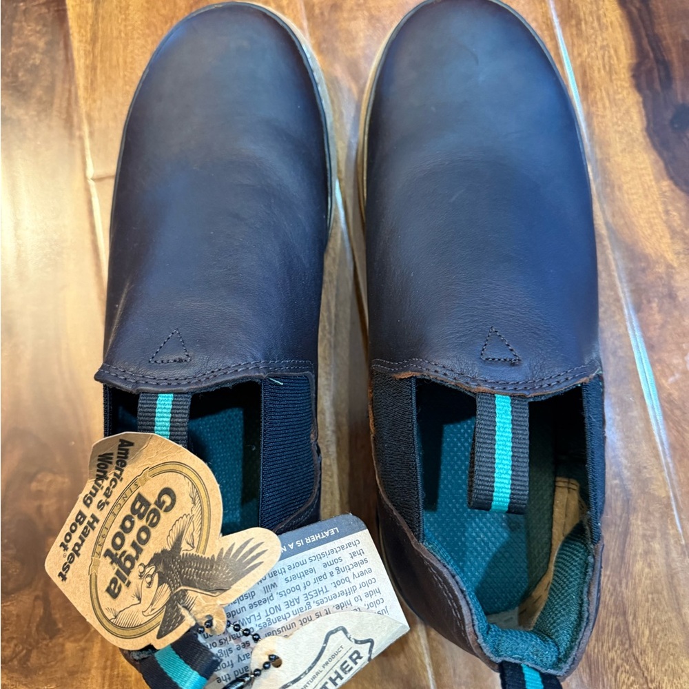 Georgia Boot Romeo Brown Rugged Work Boots - Picture 2 of 7